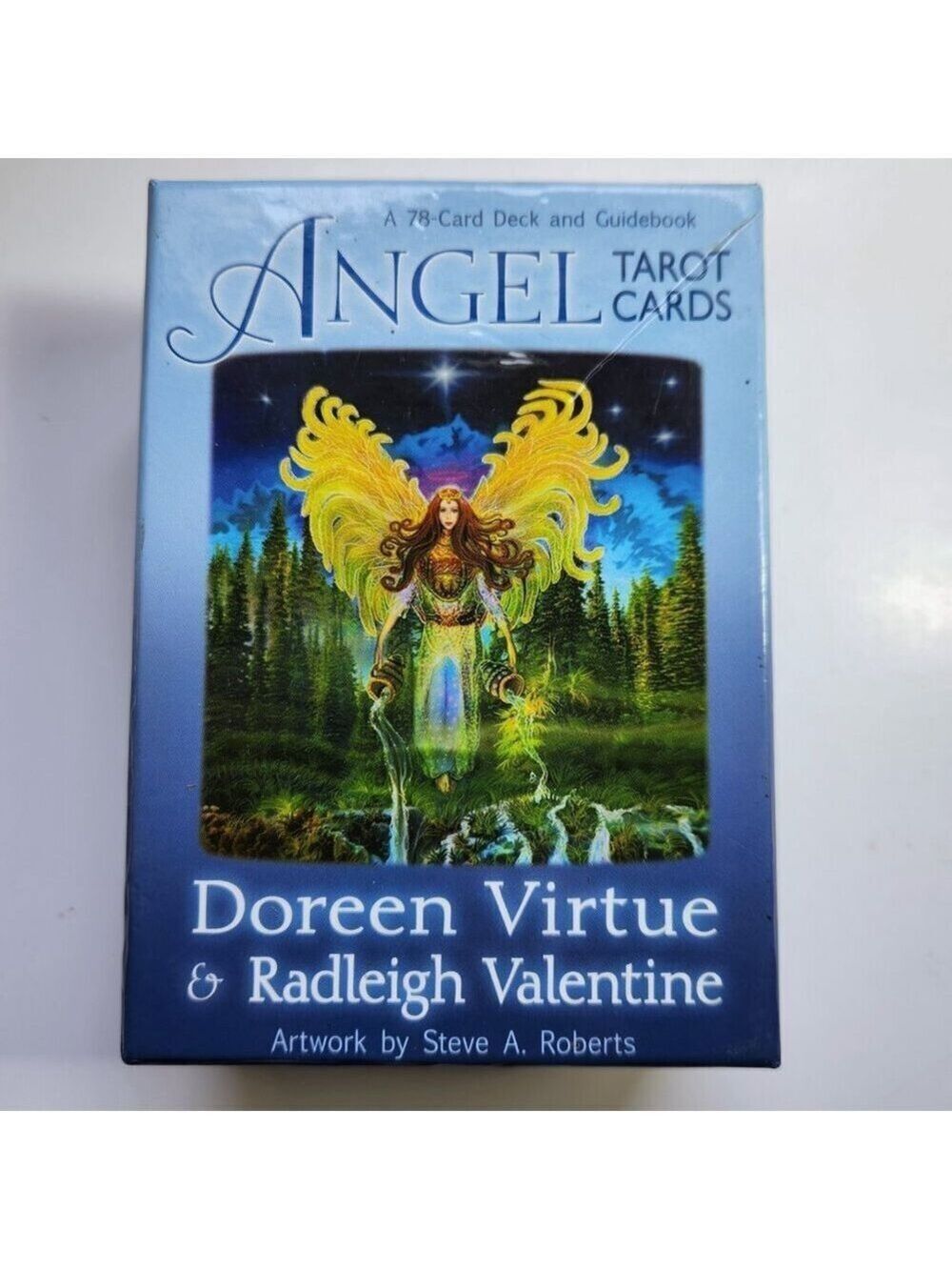 Angel Tarot Cards Doreen Virtue Radleigh Valentine Box Book 78 Card Deck